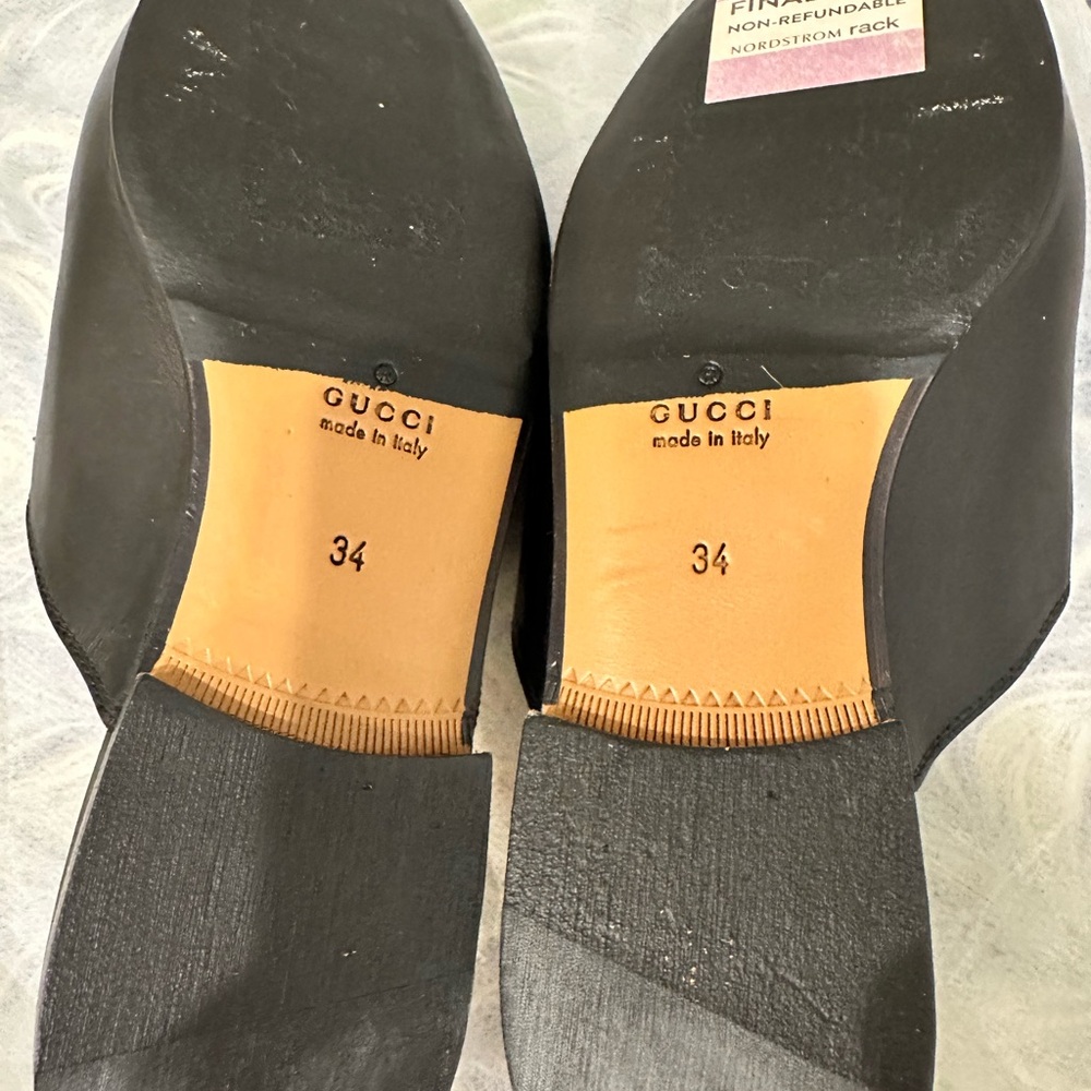 Gucci Black Princetown Loafers - Picture 7 of 7